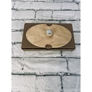 Longaberger Woodcrafts Hostess Appreciation #53317 Oval Lid Silver Star Knob New